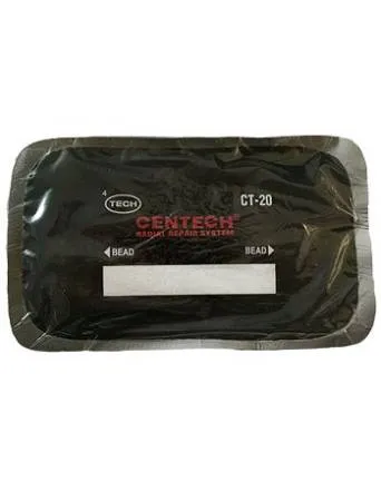 картинка Пластырь (заплата) радиальный для горячей и холодной вулканизации, CT-20, 75х125 мм, 2 слоя корда, 10 шт, 170BK, Tech 