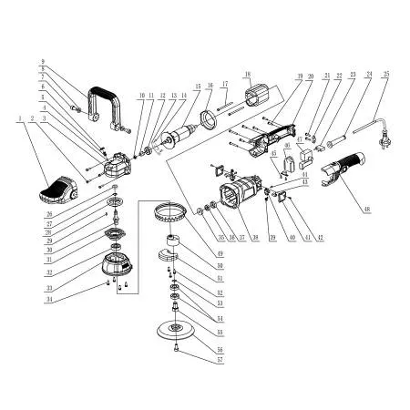 картинка Машинка полировальная эксцентриковая Au-08125950, AuTech 