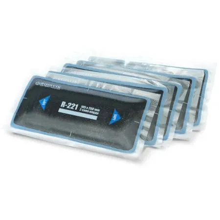 Пластырь радиальный R-221, 105x208 миллиметров, 2 слоя, Rossvik