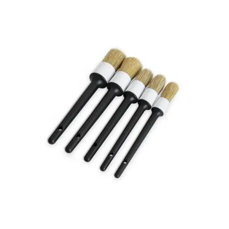 Кисточки из натурального волоса кабана 5 шт., AuTech