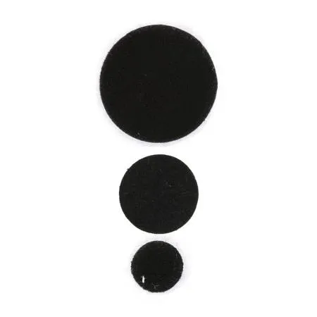 картинка Круг полировальный искусственный мех LILA комплект из 75 мм, 50 мм, 30 мм сиреневый, AuTech 