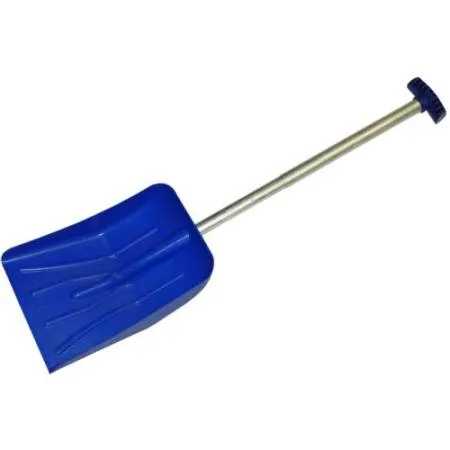 Лопата снегоуборочная 33,5х26 см пластмассовая, с телескоп. черенком и Т-обр.ручкой