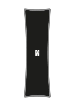 RS-543 Пластырь с металлокордом 135 x 445 мм 5 шт ROSSVIK