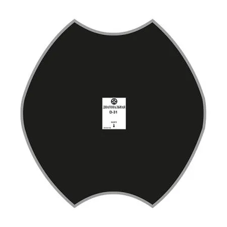 картинка Пластырь (заплата) диагональный D-31, 350 мм, 6 слоёв корда, упаковка 5 шт, Rossvik 