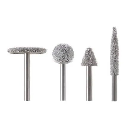 Набор абразивных фрез 4 штуки, зерно 170, NS635
