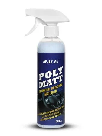 картинка Полироль пластика матовый Polymatt 500 мл ACG 