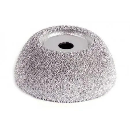 Полусфера абразивная 63,1/26,9 миллиметров, 9,5 миллиметров, зерно 230, NS109