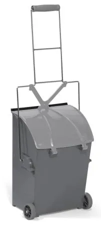 Совок контейнер ACG на колесах с крышкой