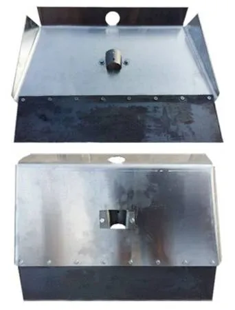 Движок 500x400 3-х бортовая с закаленной накладкой, верхнее крепление (см. 1021821)