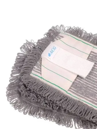 картинка МОП ACG плоский ТАФТИНГ хлопок 40 см. для влаж. уб. карман+ушки Эконом темный 1/50 