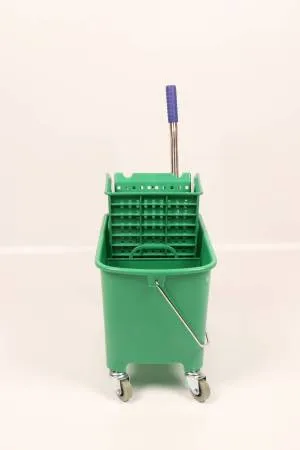 картинка Ведро ACG уборочное на колесах 20л с отжимом двойное ЗЕЛЕНОЕ 
