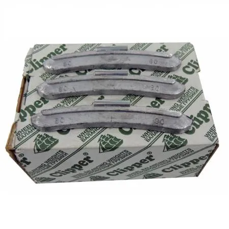 картинка Шиномонтажные набивные грузики для балансировки стальных дисков колёс 80 гр. 0280 Clipper 