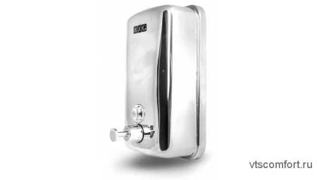 Дозатор жидкого мыла BXG-SD-H1-1000, 1000 мл, 12,3x10,3x20,2 см, антивандальный BXG