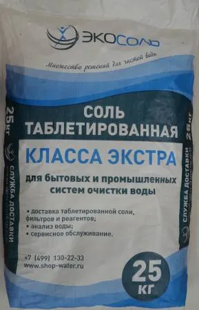 картинка Соль таблетированная 25 кг 