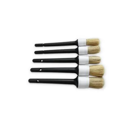 картинка Кисточки из натурального волоса кабана 5 шт., AuTech автохимия для салона