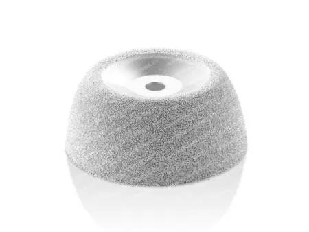 Полусфера абразивная 88,9/38,1 миллиметров, 9,5 миллиметров, зерно 170, NS118