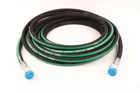 картинка Шланг высокого давления для автомойки 2-х оплеточный d-6 мм 10 м гайка-гайка 