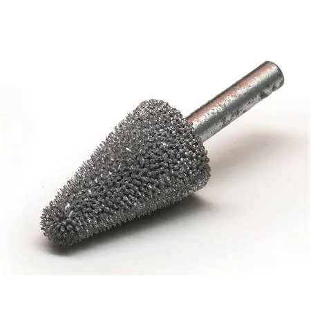 Абразив-конус для пневмодрели 20х30 мм, D=6 мм, зерно 330, Clipper