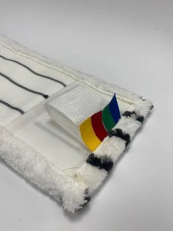 картинка МОП ACG плоский "Микрофибра" жесткий абразив 50 см., карман + ушки 