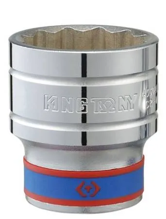 картинка Головка торцевая двенадцатигранная 1/2", 23 мм, KING TONY 433023M 