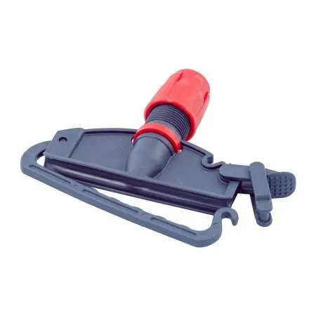 картинка Зажим для мопа Кентукки, с пластиковым зажимом, серо- красный 