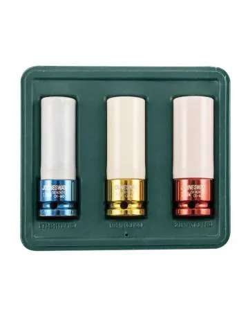 картинка Набор головок торцевых ударных глубоких 1/2"DR (пластик, цвет), 17-21 мм, 3 предмета Jonnesway S03AD4303S 