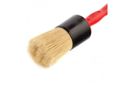 картинка Кисть для пасты круглая, №40, натуральная щетина с пластиковой ручкой Matrix 