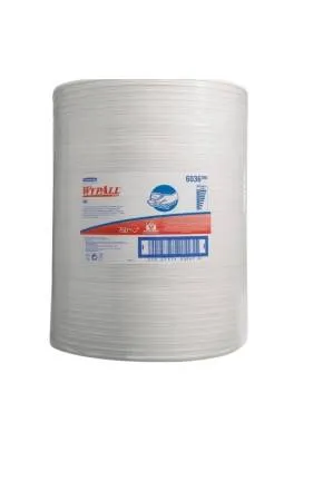 Материал протирочный WypAll X60 белый, 1 рулон/750 листов, Kimberly-Clark,