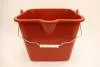 Ведро для тележки ACG 20л красное