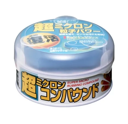 картинка Абразивный полироль для автомобилей светлого цвета Micro Rubbing Compound Soft99, 180 гр. 09052 