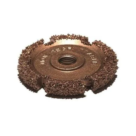 Абразив-круг с резьбой для пневмодрели 50х10 мм, зерно 16, Clipper