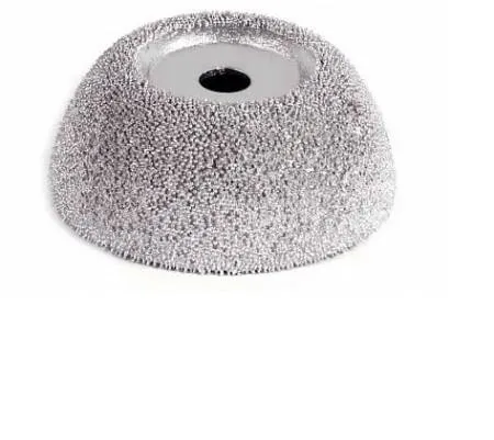 Полусфера абразивная 63,1/26,9 миллиметров, 9,5 миллиметров, зерно 230, RH109