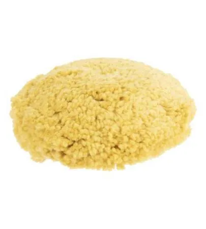 картинка полировальные Круг полировальный из крученой шерсти 150 мм, желтый, Menzerna 1/1 из шерсти