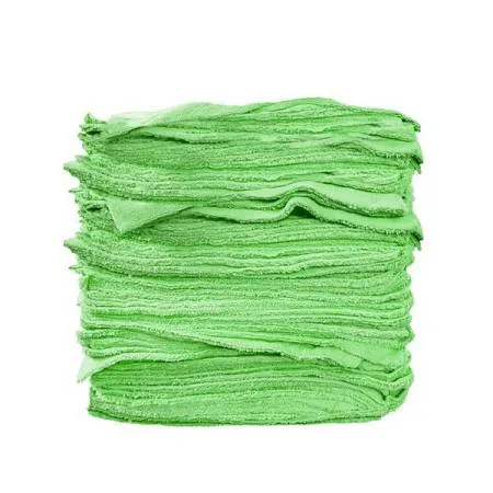 картинка Салфетка микрофибровая 40 x 40 см комплект 100шт 520г/м2 зеленая без оверлока PROFI-MICROFASERTUCH GRUN Autech 