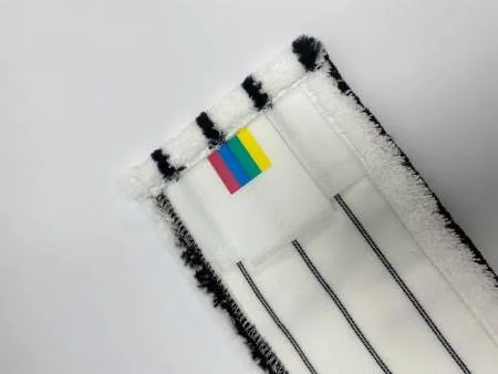 картинка МОП ACG плоский "Микрофибра" жесткий абразив 40 см., карман + ушки 