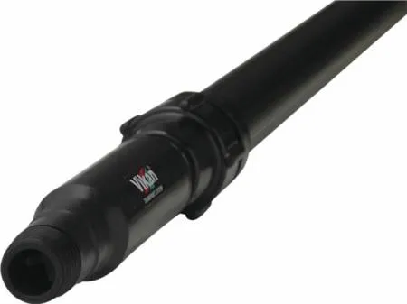 картинка Эргономичная телескопическая рукоятка с подводом воды, 160-278x3,1x3,1 см, черная, VIKAN 