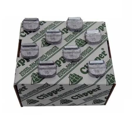 картинка Шиномонтажные набивные грузики для балансировки стальных дисков колёс 15 гр. 0215 Clipper 