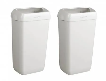 Ведро 43 л. для мусора Aquarius, белое, 2 ведра, Kimberly-Clark