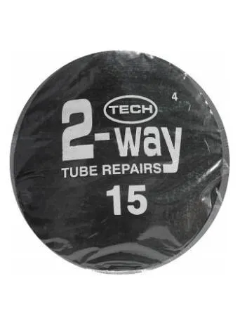 картинка Заплатка для ремонта автокамер круглая 2-Way 125мм. TECH 15, упаковка 10 штук 