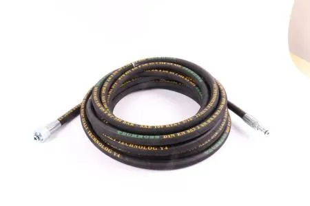 картинка Шланг для АВД 2х оплёточный. Гайка - штуцер 11мм. длина 15м 