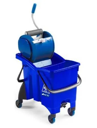 Ведро ACG 30 л., двойное с роликовым отжимом, со сливом