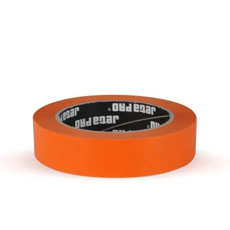Лента маскирующая 25 мм x 45 м (оранжевая) 80 °С-30 мин Jeta Pro