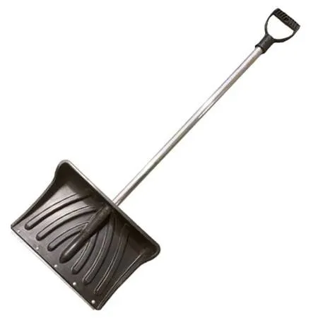 Лопата снегоуборочная 465х340 мм пласт.с алюм.черенком и Y руч.