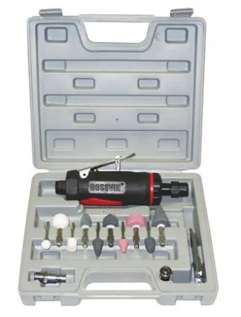 картинка Пневмодрель АТ 7033 ВК-1 с набором насадок Rossvik  AT.7.BK. 