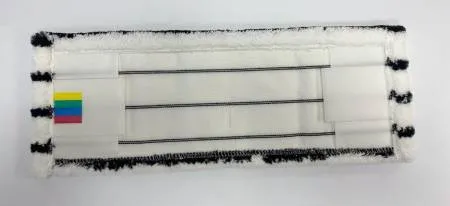 картинка МОП ACG плоский "Микрофибра" жесткий абразив 40 см., карман + ушки 