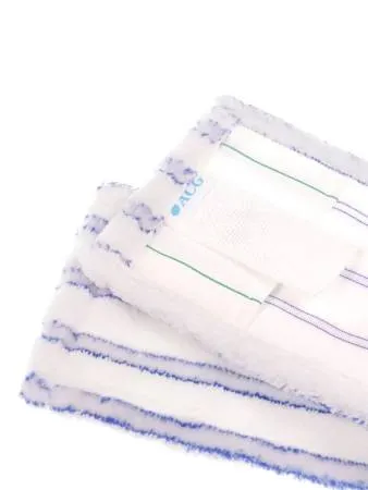 картинка МОП ACG плоский "Микрофибра" мягкий абразив 40 см., карман + ушки 