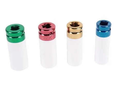 картинка Набор торцевых головок, квадрат 1/2 - 17, 19, 21, 22 мм (в пластике) (4 шт/упаковка) 