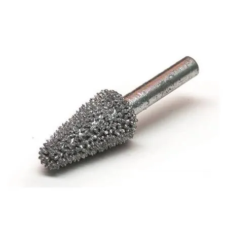 Абразив-конус для пневмодрели 15х25 мм, D=6 мм, зерно 390, Clipper