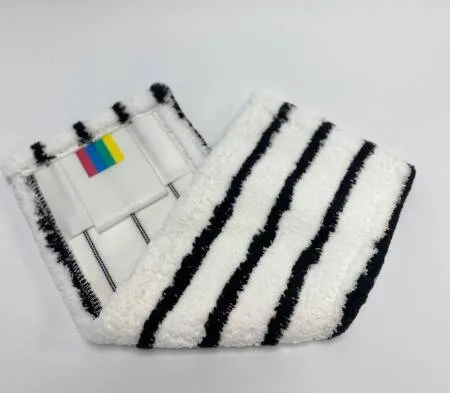 МОП ACG плоский "Микрофибра" жесткий абразив 40 см., карман + ушки