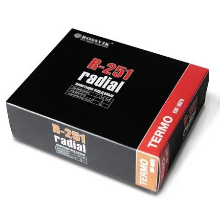 Пластырь радиальный R-251 (термо), 115x145 миллиметров, 2 слоя, Rossvik